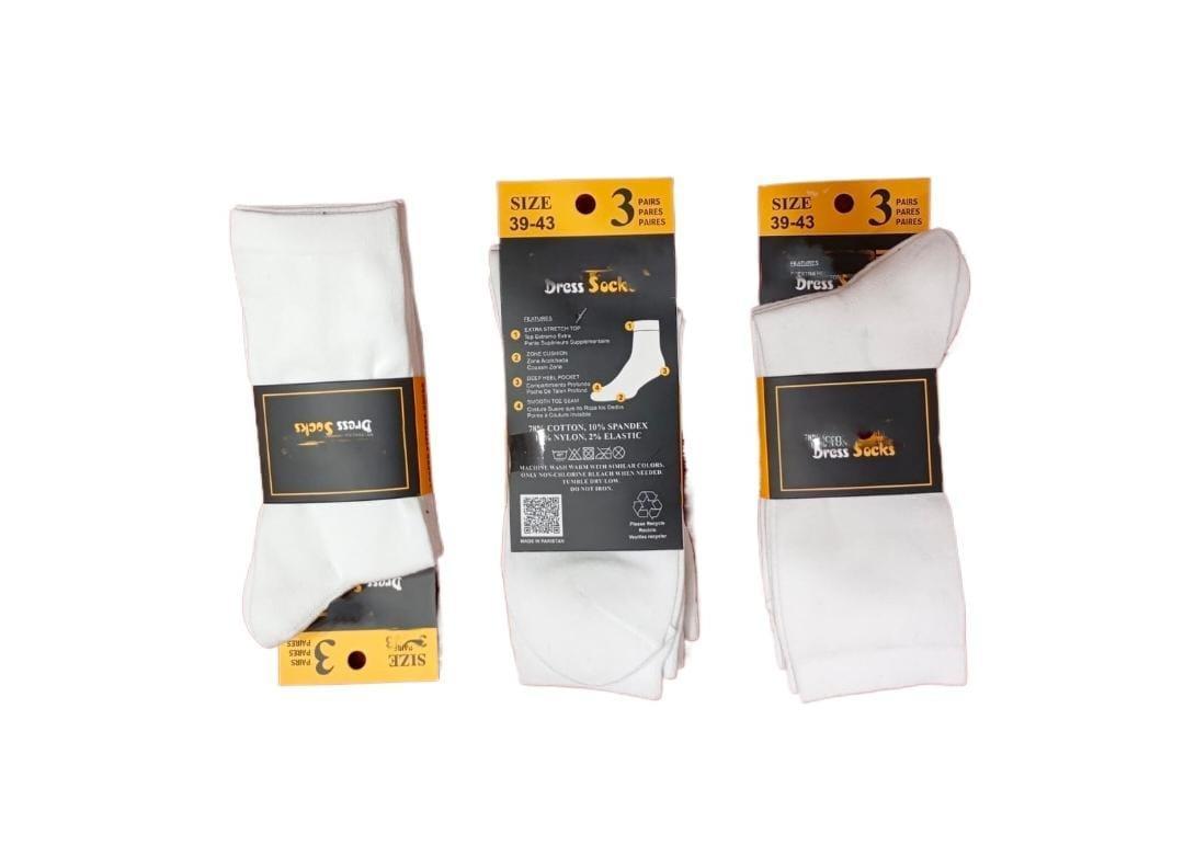 Unisex Cotton Crew Length, Easy To Wear, Easy To Wash, Daily Wear Dress Socks 6