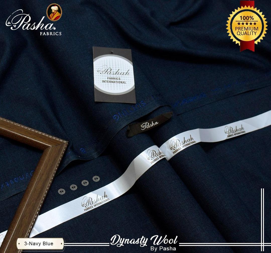 Men’s Unstitched Wool Plain Suit