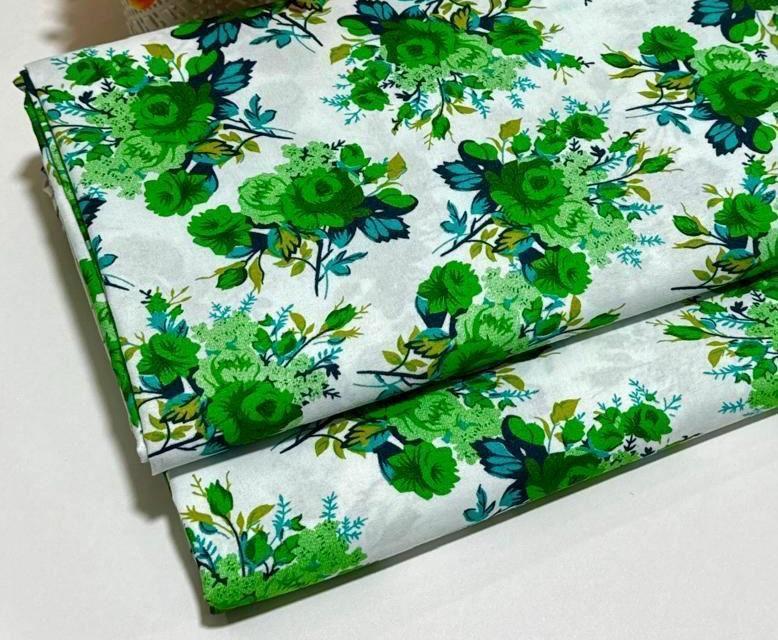 2 Pcs Women's Unstitched Printed Suit
