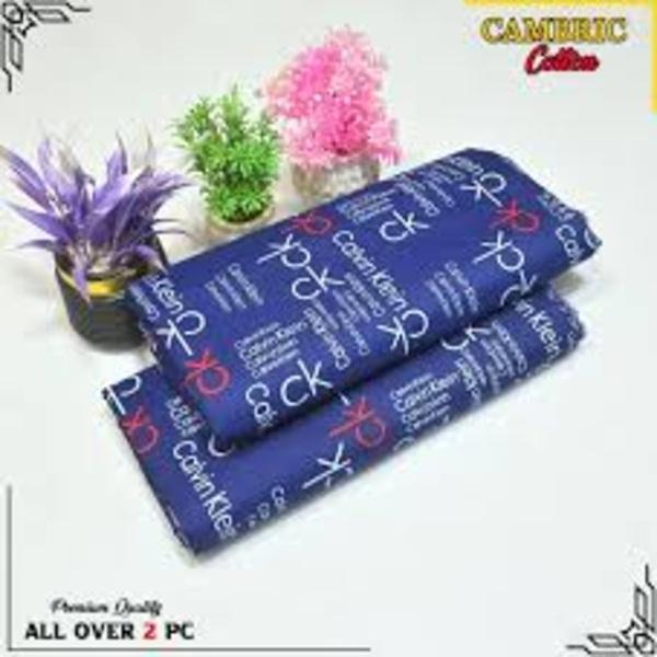 2 Pcs Women's Unstitched Printed Suit