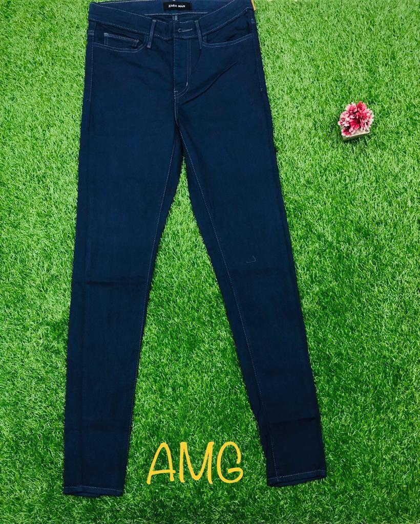 Classic Men's Denim Jeans - 1 Pc, Plain Pattern, Available in Multiple Sizes