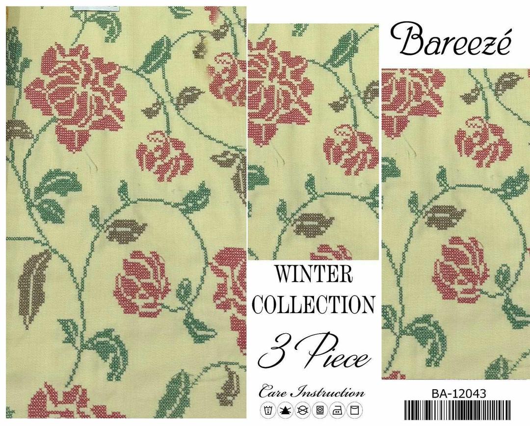 Stunning Yellow Embroidered Suit Set - 3 Pcs Ensemble