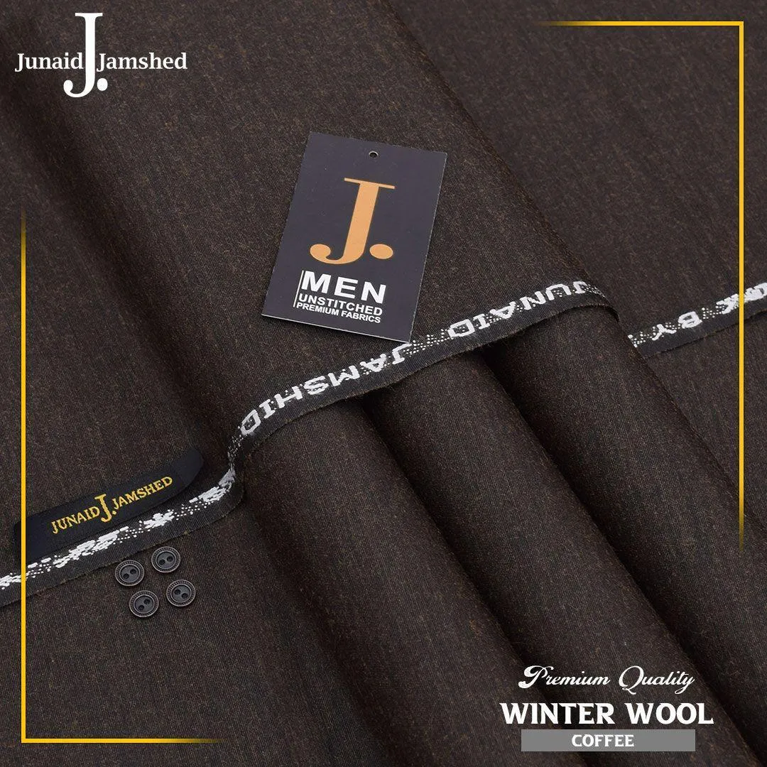 Men’s Unstitched Wool Plain Suit