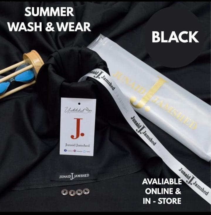 Men’s Unstitched Wash And Wear Plain Suit