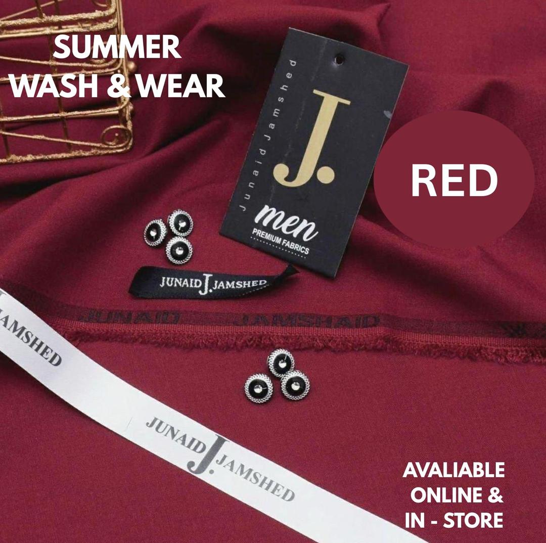 Men’s Unstitched Wash And Wear Plain Suit