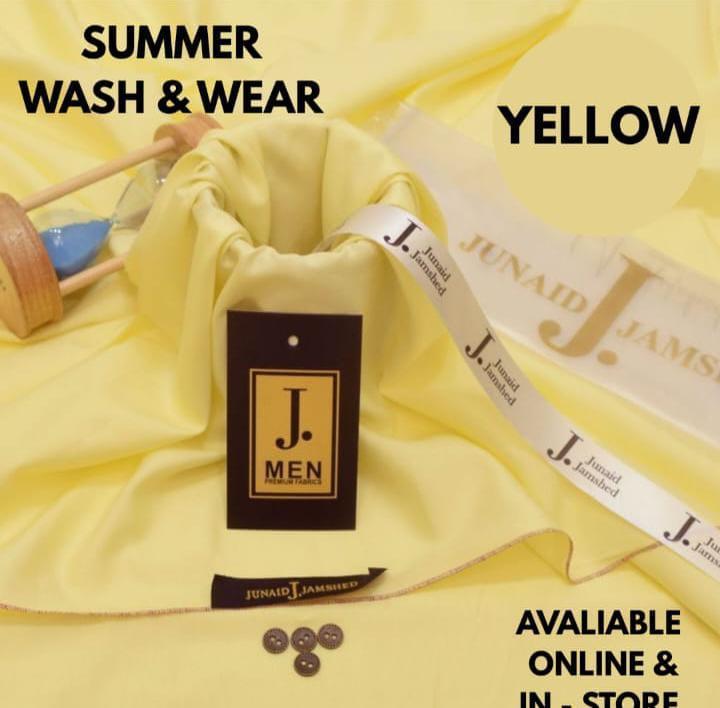 Men’s Unstitched Wash And Wear Plain Suit