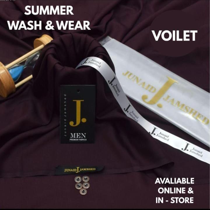 Men’s Unstitched Wash And Wear Plain Suit