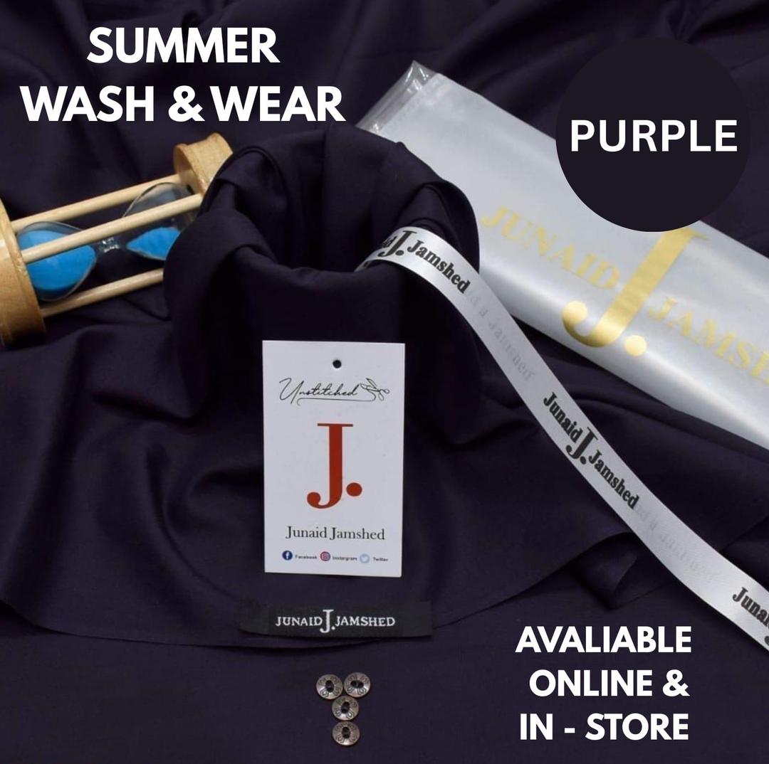 Men’s Unstitched Wash And Wear Plain Suit