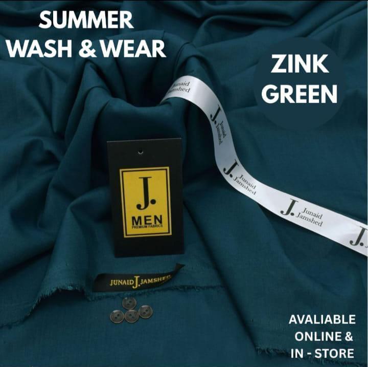 Men's Unstitched Wash And Wear Suit - 4 Meter , Plain Design