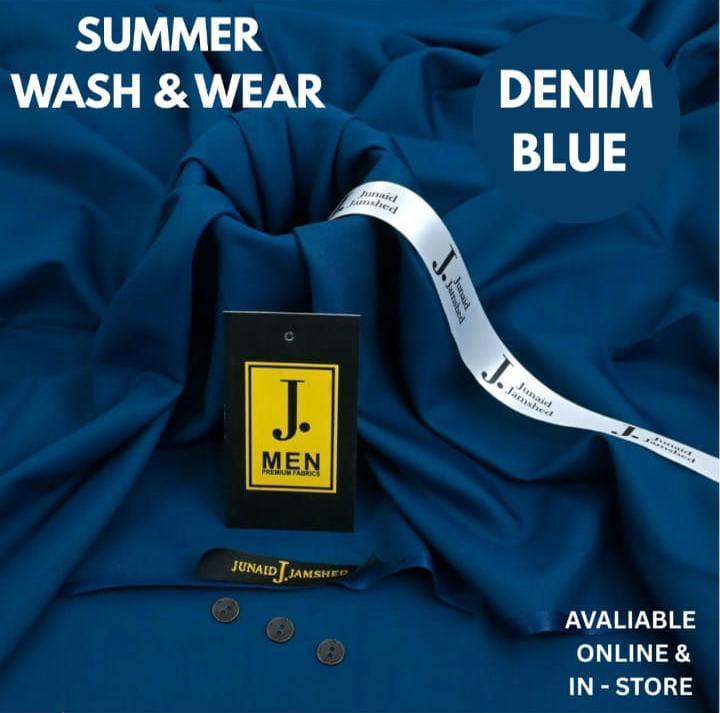 Men’s Unstitched Wash And Wear Suit - 4 Meter - Summer Plain Collection