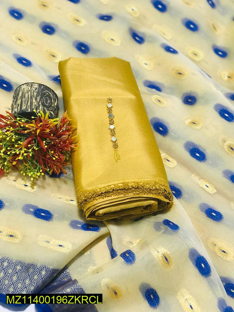 Women's Unstitched Katan Suit