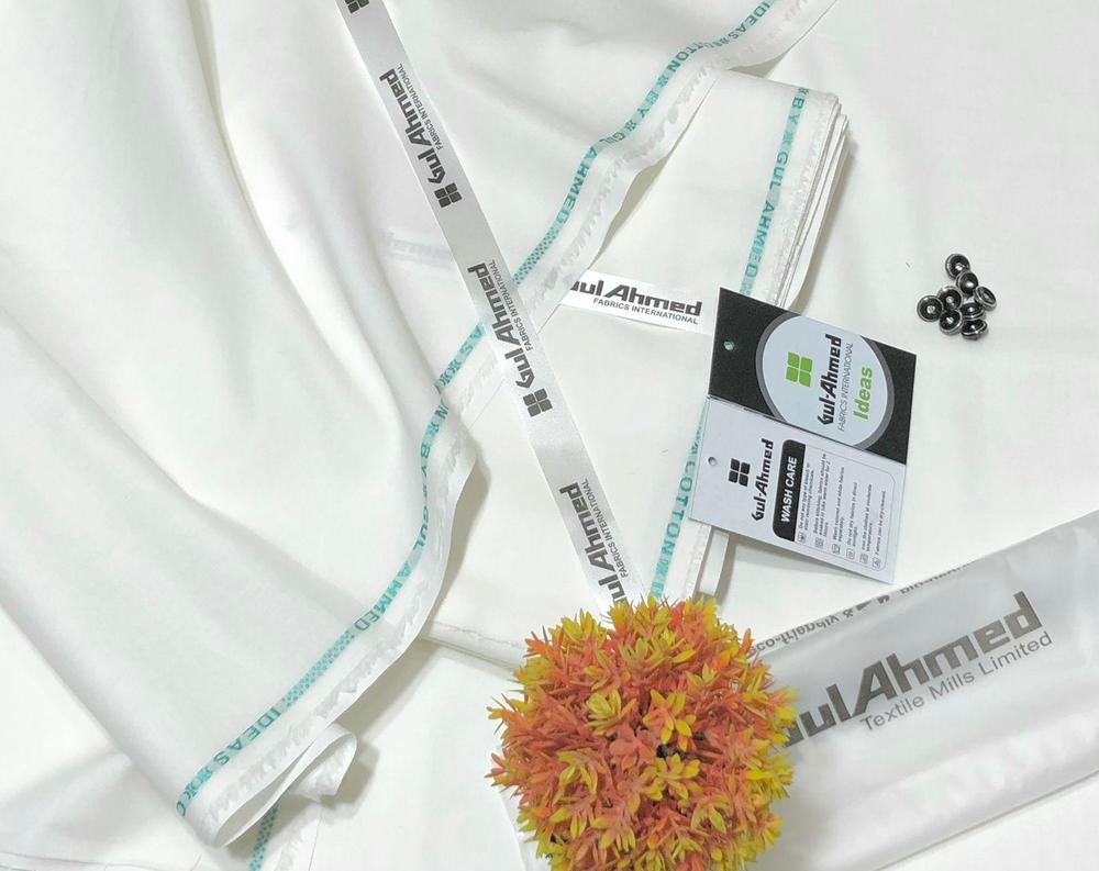 Men’s Unstitched Cotton Plain Suit