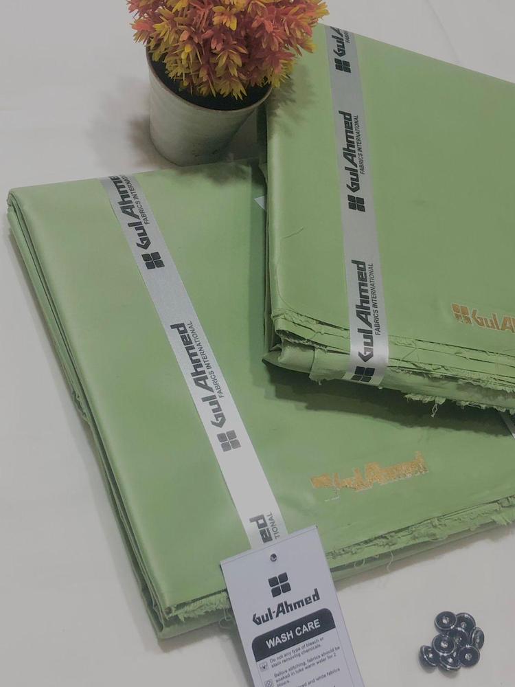 Men’s Unstitched Cotton Plain Suit