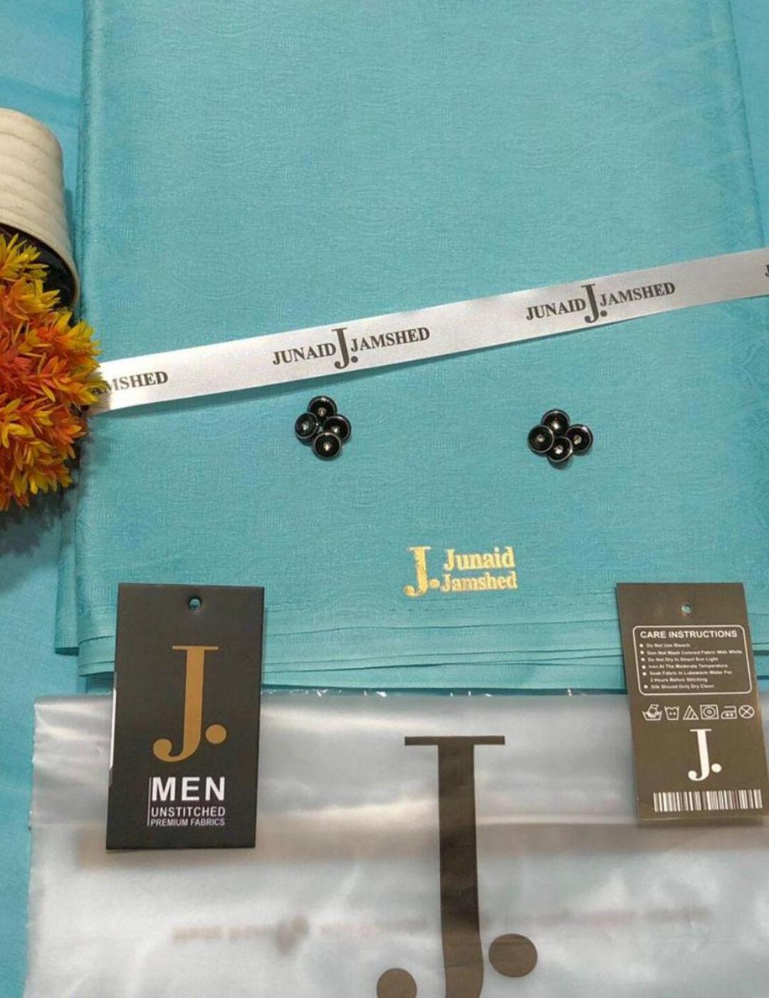 Men’s Unstitched Cotton Self Print Suit