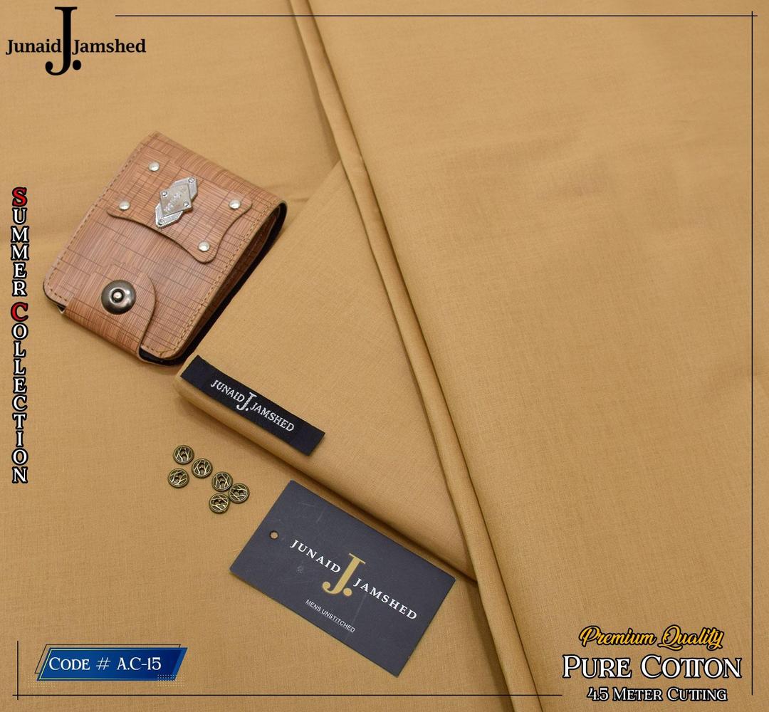 Men’s Unstitched Paper Cotton Plain Suit