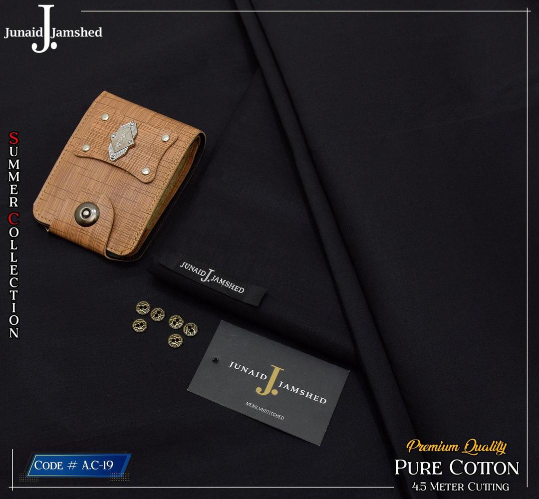 Men’s Unstitched Paper Cotton Plain Suit