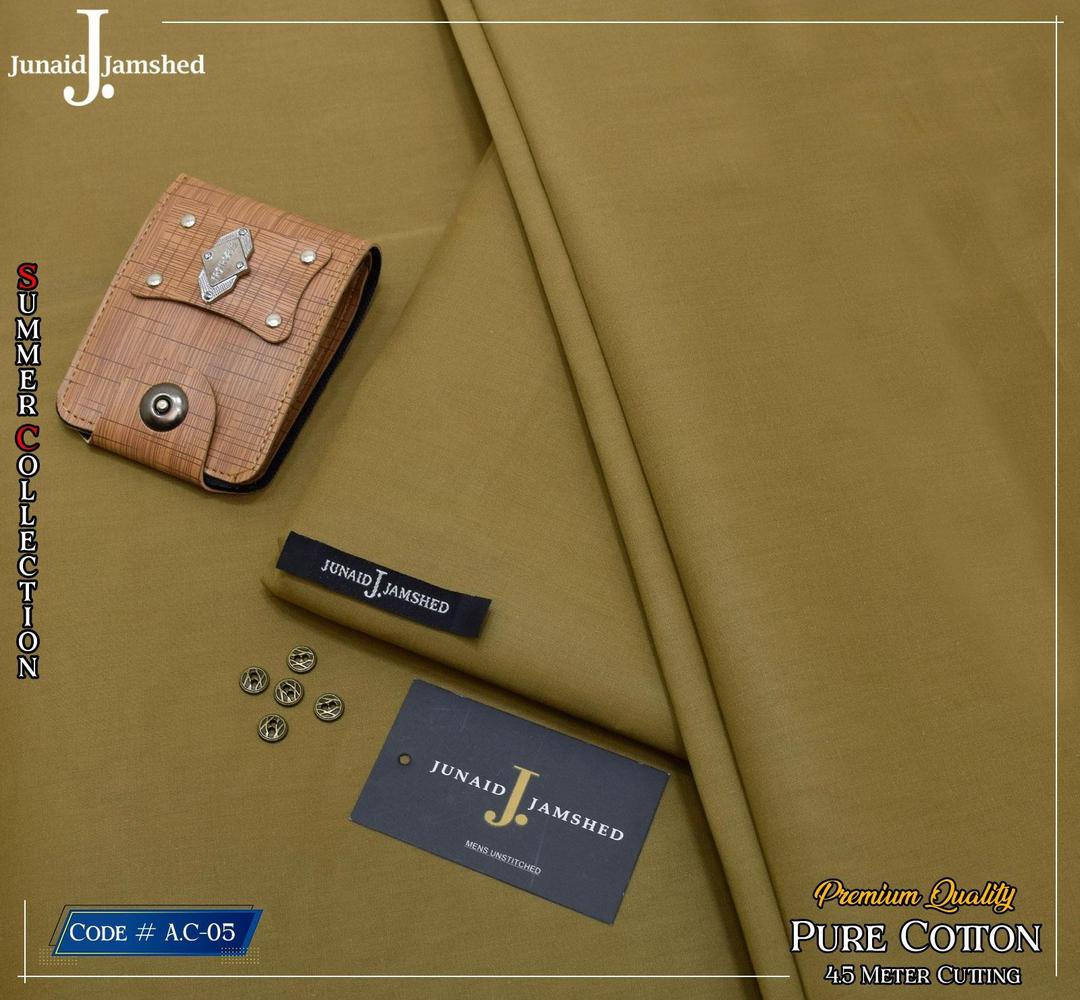 Men’s Unstitched Paper Cotton Plain Suit