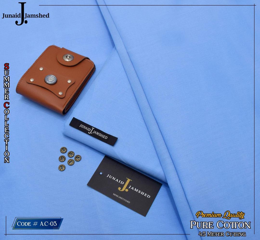 Men’s Unstitched Paper Cotton Plain Suit