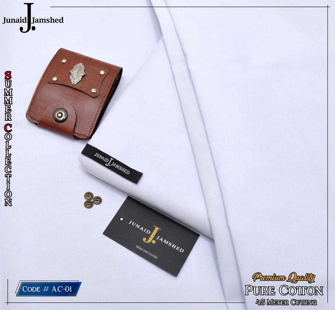 Men’s Unstitched Paper Cotton Plain Suit