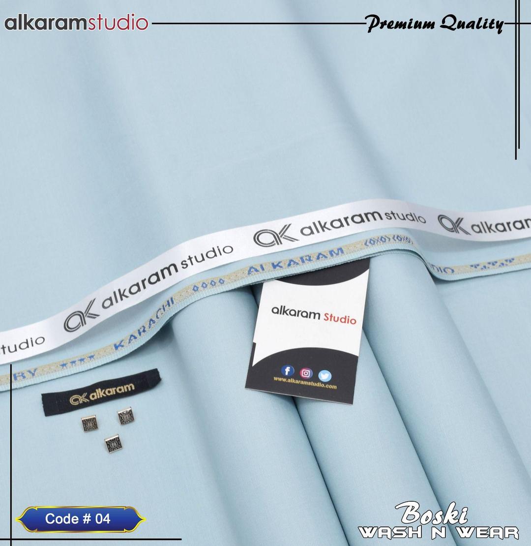 Men’s Unstitched Boski Plain Suit