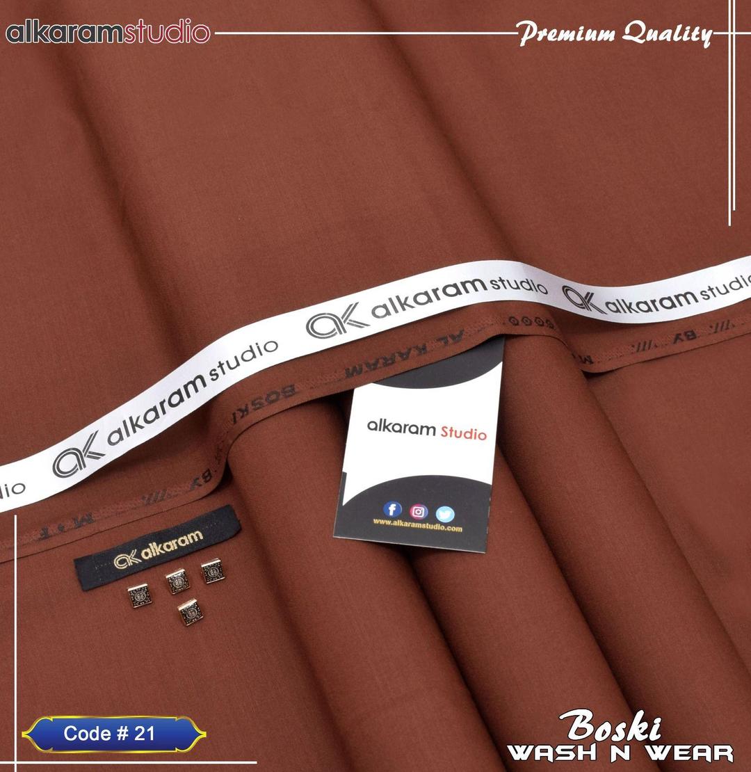 Men’s Unstitched Boski Plain Suit