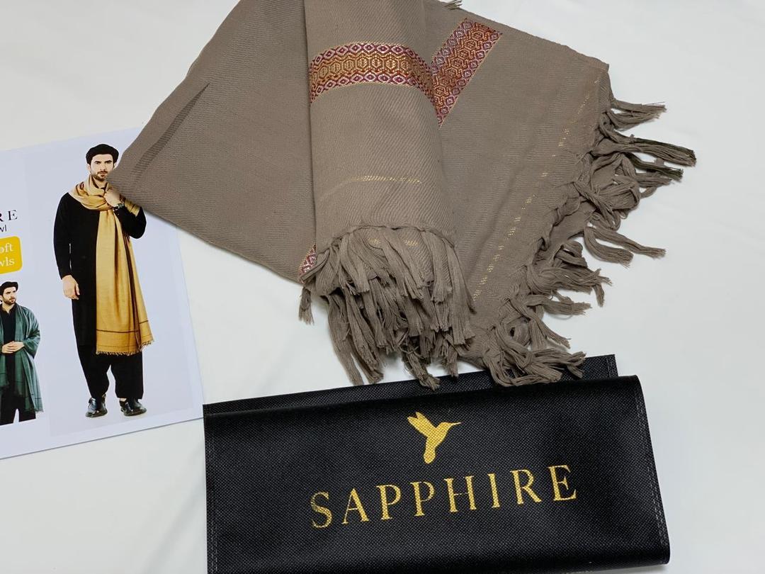 1 Pc Men's Wool Shawl