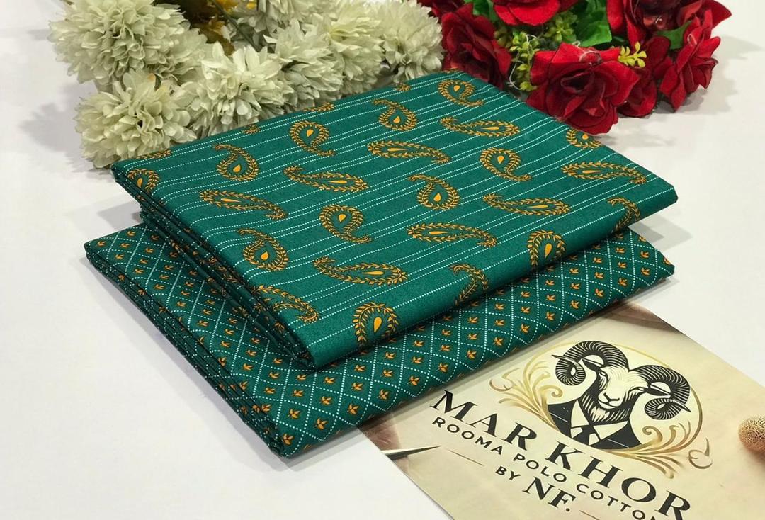 2 Pcs Women's Unstitched Printed Suit