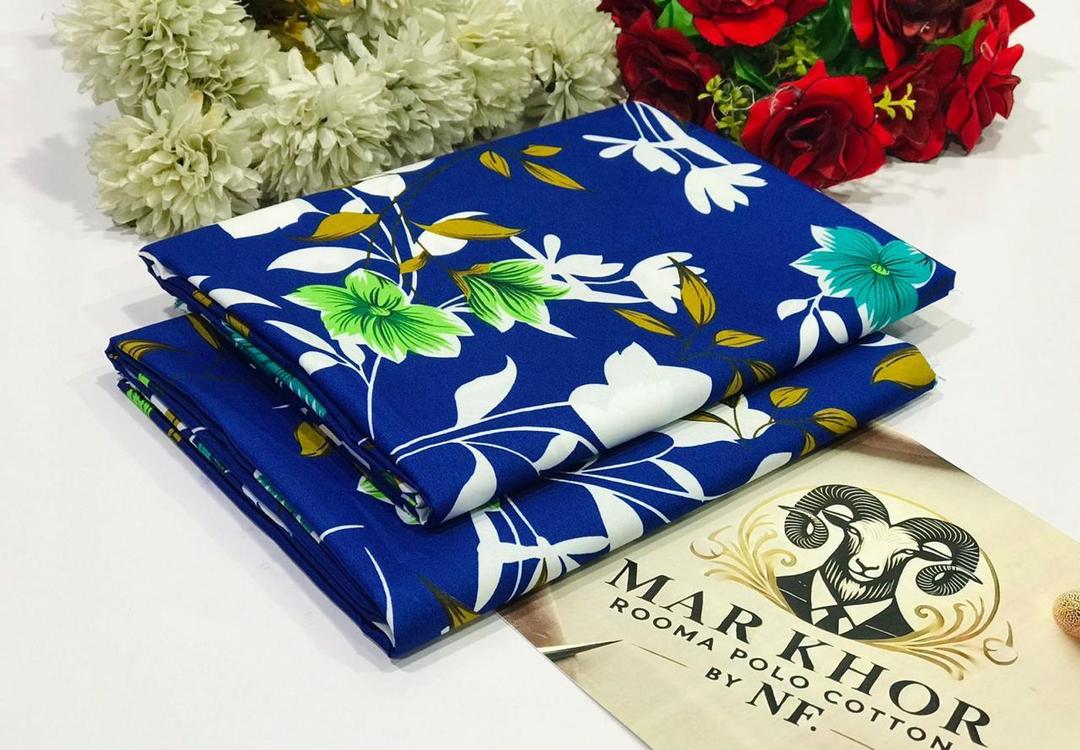 2 Pcs Women's Unstitched Printed Suit