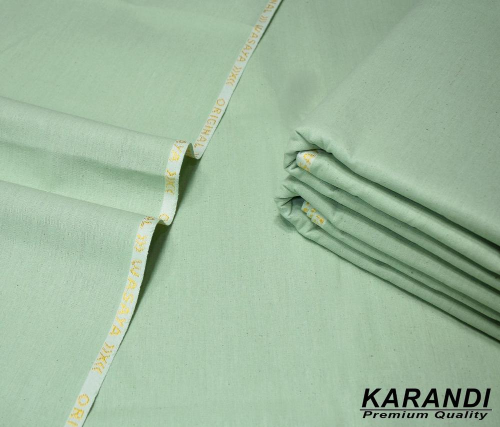 Men's Unstitched Karandi Plain Suit