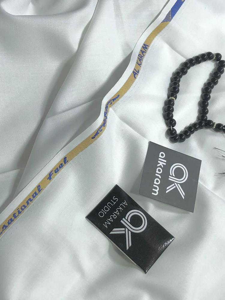 Men's Unstitched Wash And Wear Plain Suit