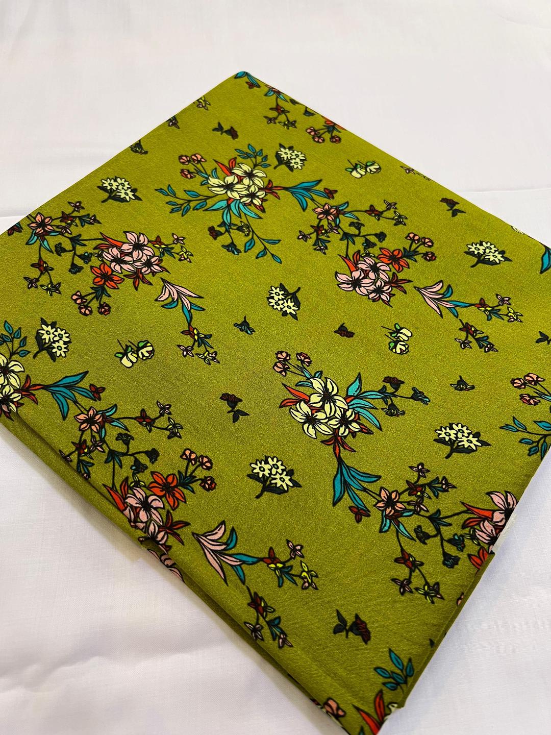 2 Pcs Women's Unstitched Cambric Digital Print Suit