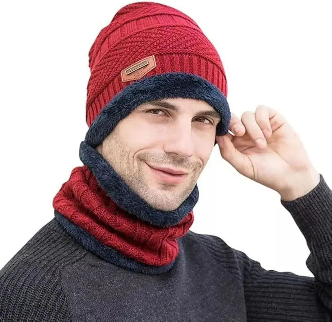 Original China 2 Pcs Wool Textured Wool Cap Made By Song Ting Company I Winter Cap I Cap I Caps