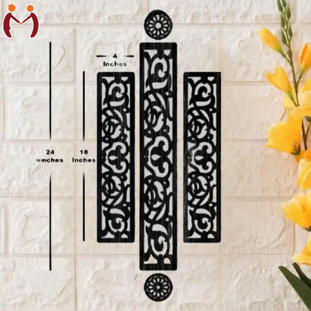 Beautiful Wooden Wall Art - Set Of 3