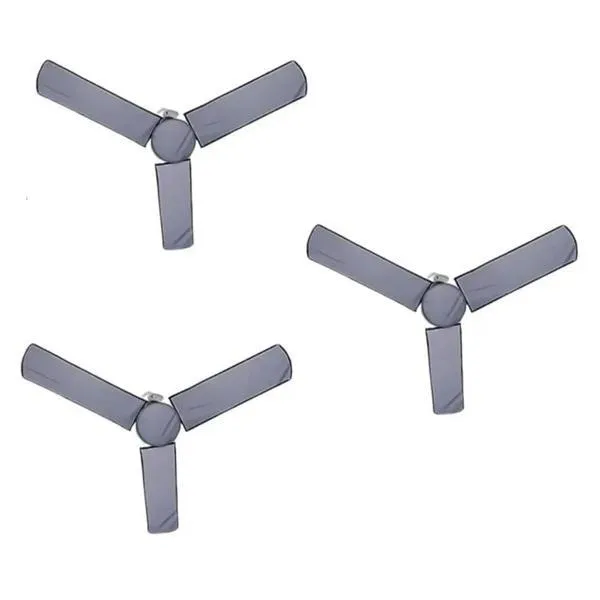 Pack of 03 Fan Covers Complete Set , Including Blade Covers and Motor Cover , Dust Proof and Moisture Proof Best Quality Stuff