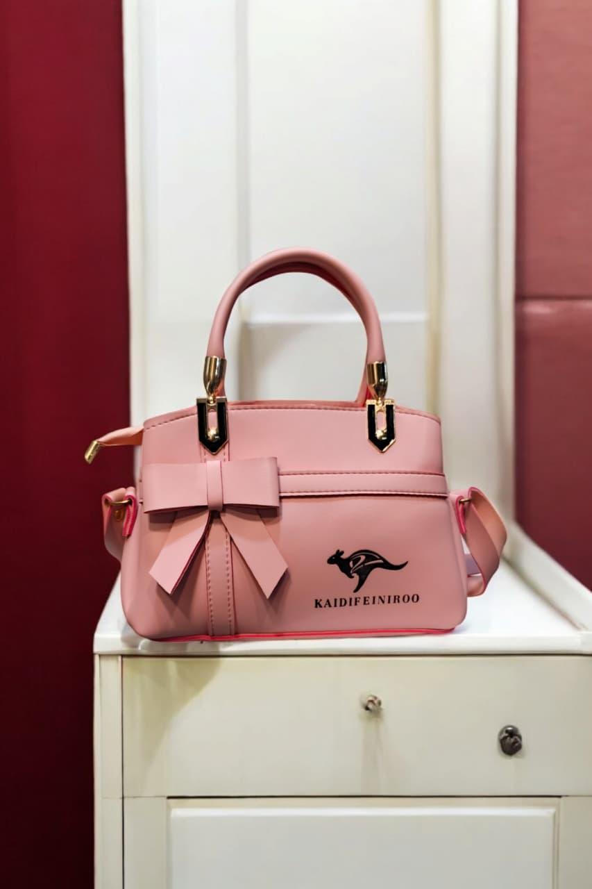 Stylish PU Leather Women's Hand Bag - 1 Pc