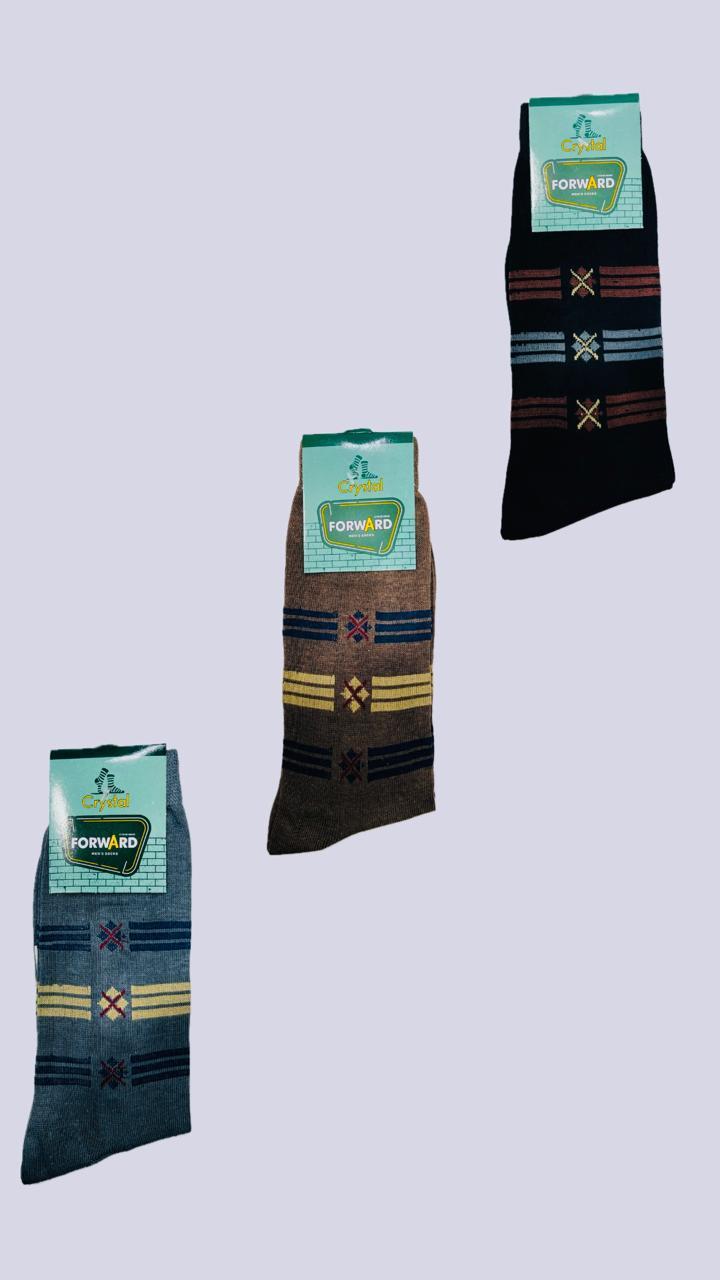 Men's Cotton Crew Socks, Pack Of 3