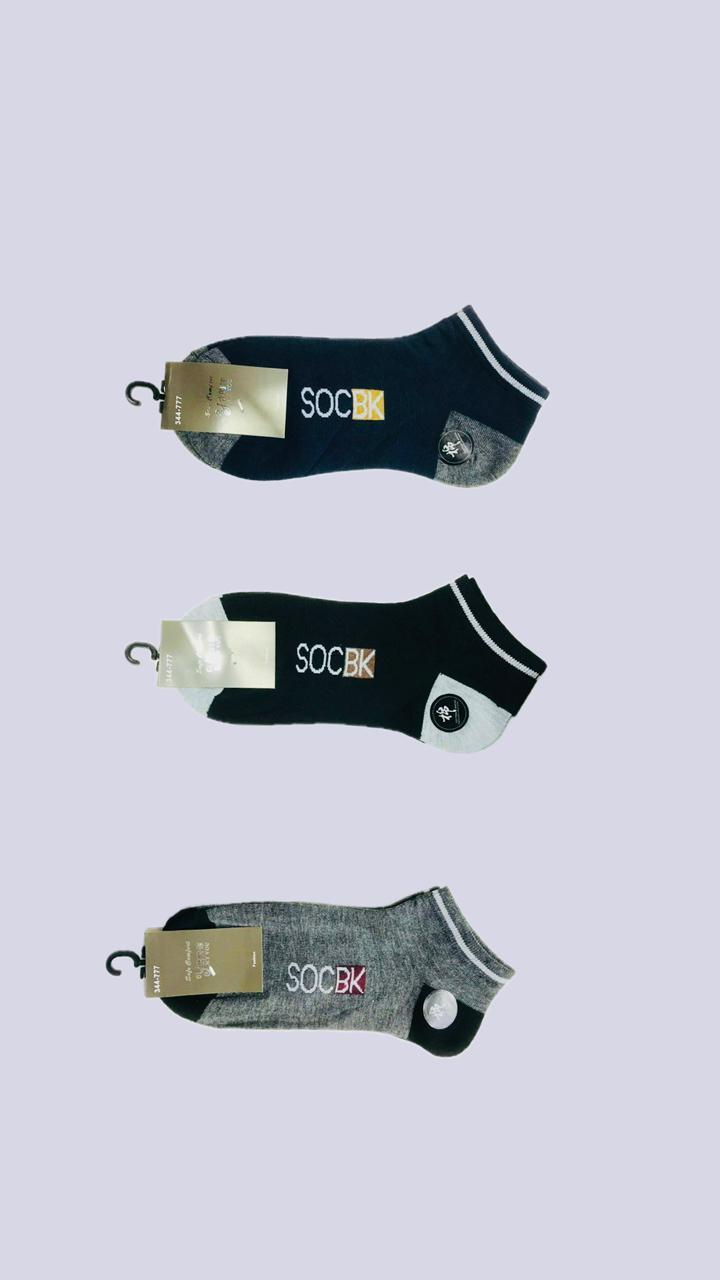 Men's Ankle Length Socks, Pack Of 3