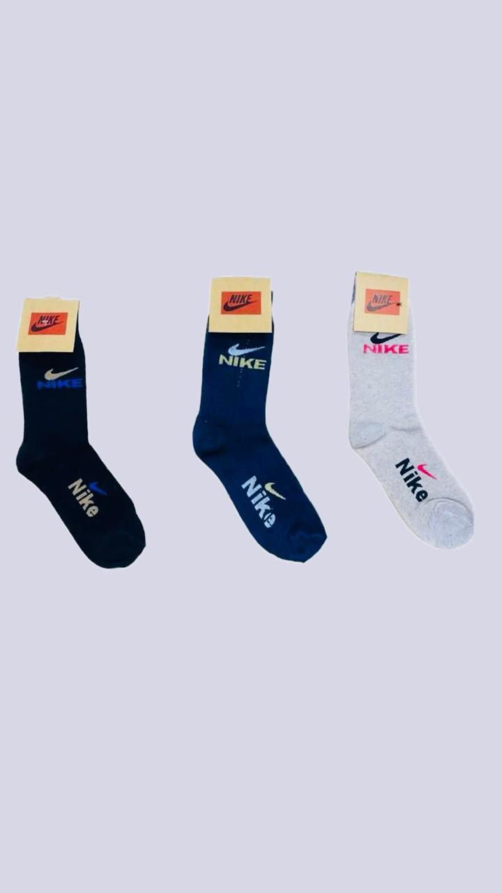 Comfortable Cotton Crew Socks for Men - Pack Of 3