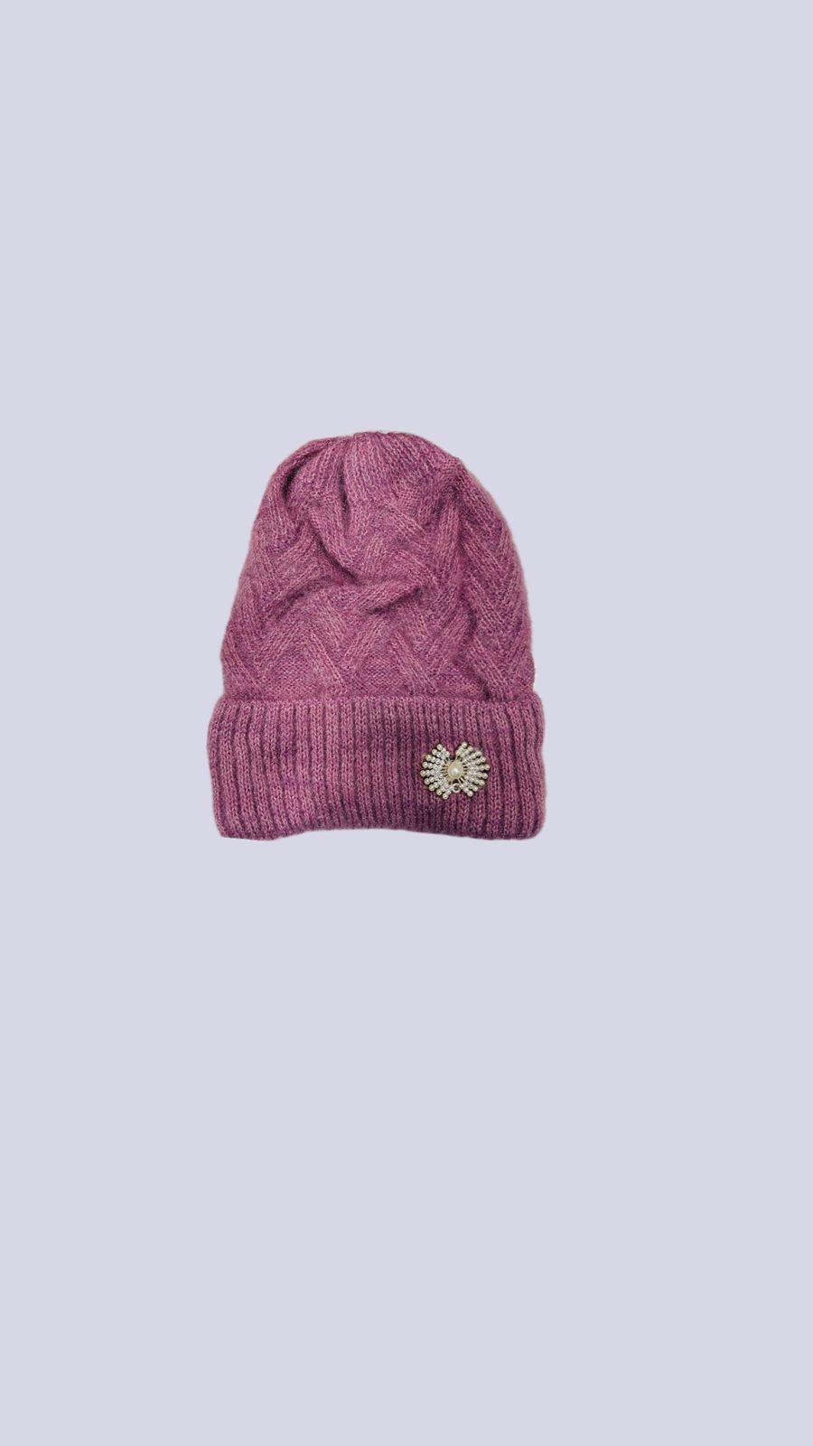 1 Pc Wool Plain Beanie