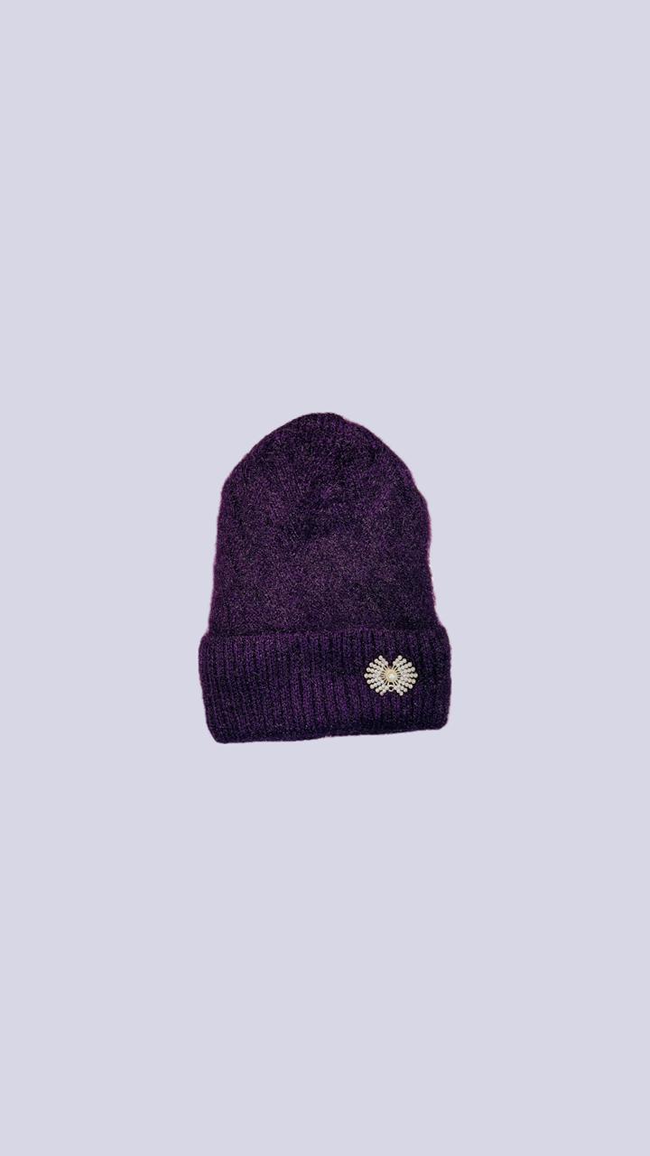 1 Pc Wool Plain Beanie