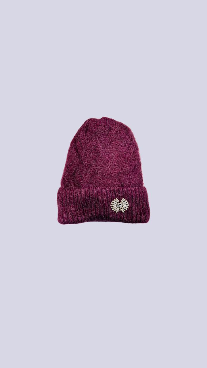 1 Pc Wool Plain Beanie