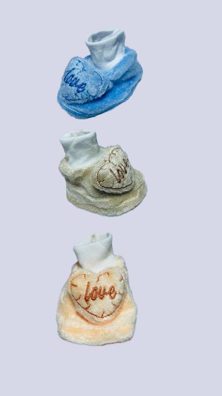 Baby Embroidered Socks, Pack Of 3