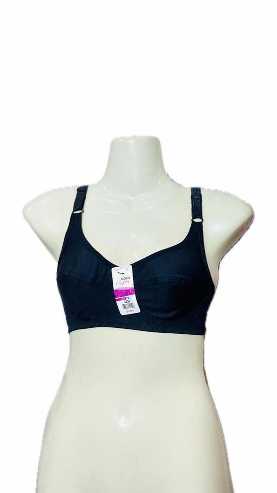 Comfortable Cotton Non-Padded Bra - Pack of 1 - Stylish Plain Design