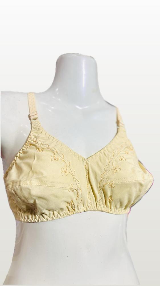 Comfortable Cotton Printed Non-Padded Bras - Pack of 2