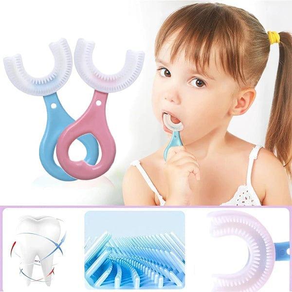 Multi-Color U-Shaped Toothbrush - Premium Silicone Design (1 Pcs)