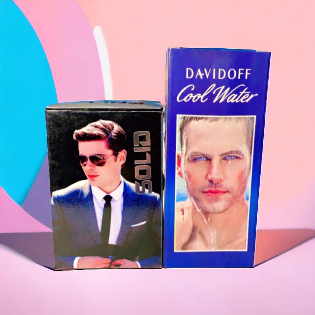 Long Lasting Oceanic Floral Perfume - 2 Pcs of Captivating Fragrance for Men