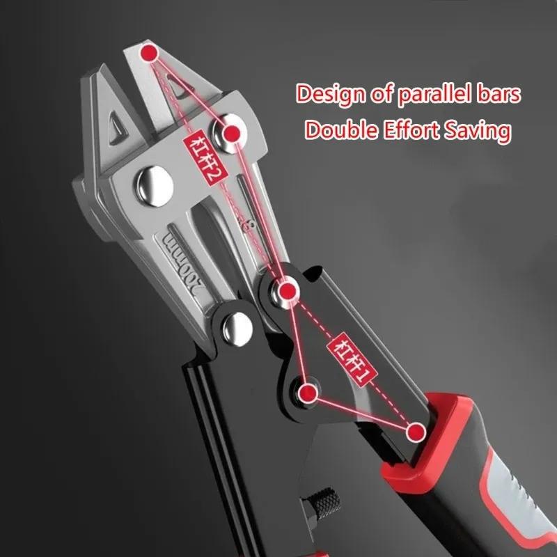 Chrome Vanadium Steel Bolt Cutter Red 22cm
