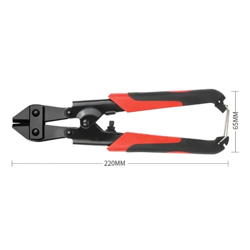 Chrome Vanadium Steel Bolt Cutter Red 22cm