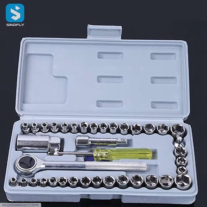 Chrome Vanadium 40-Piece Tool Kit Set