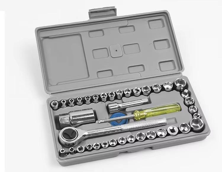 Chrome Vanadium 40-Piece Tool Kit Set
